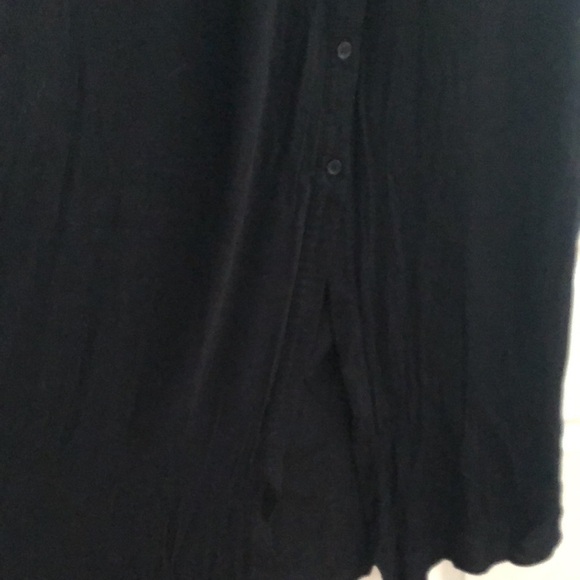 Forever 21 Black Button up asymmetrical Maxi Skirt - Picture 7 of 14